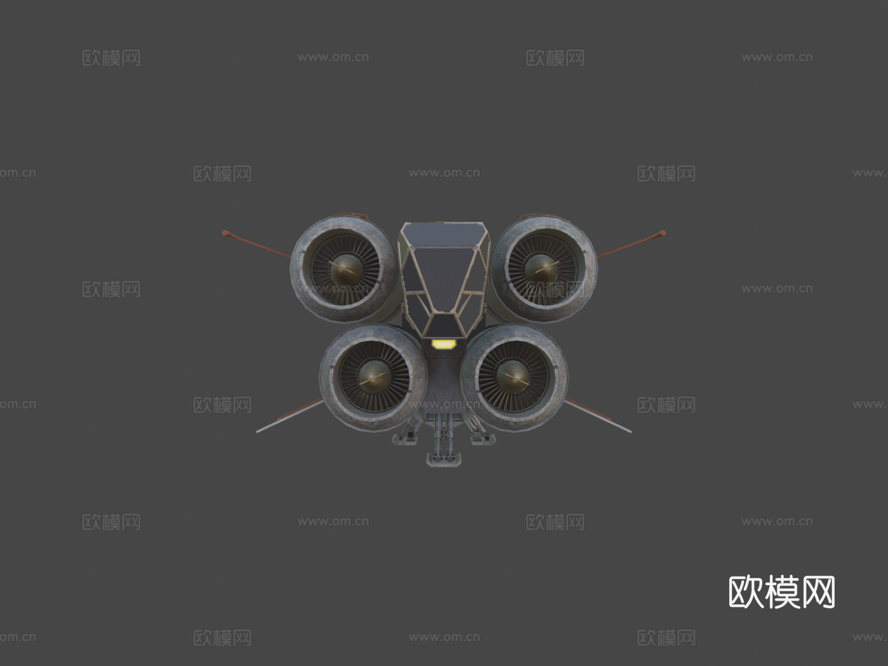 星球大战 - 四联跳跃者su模型