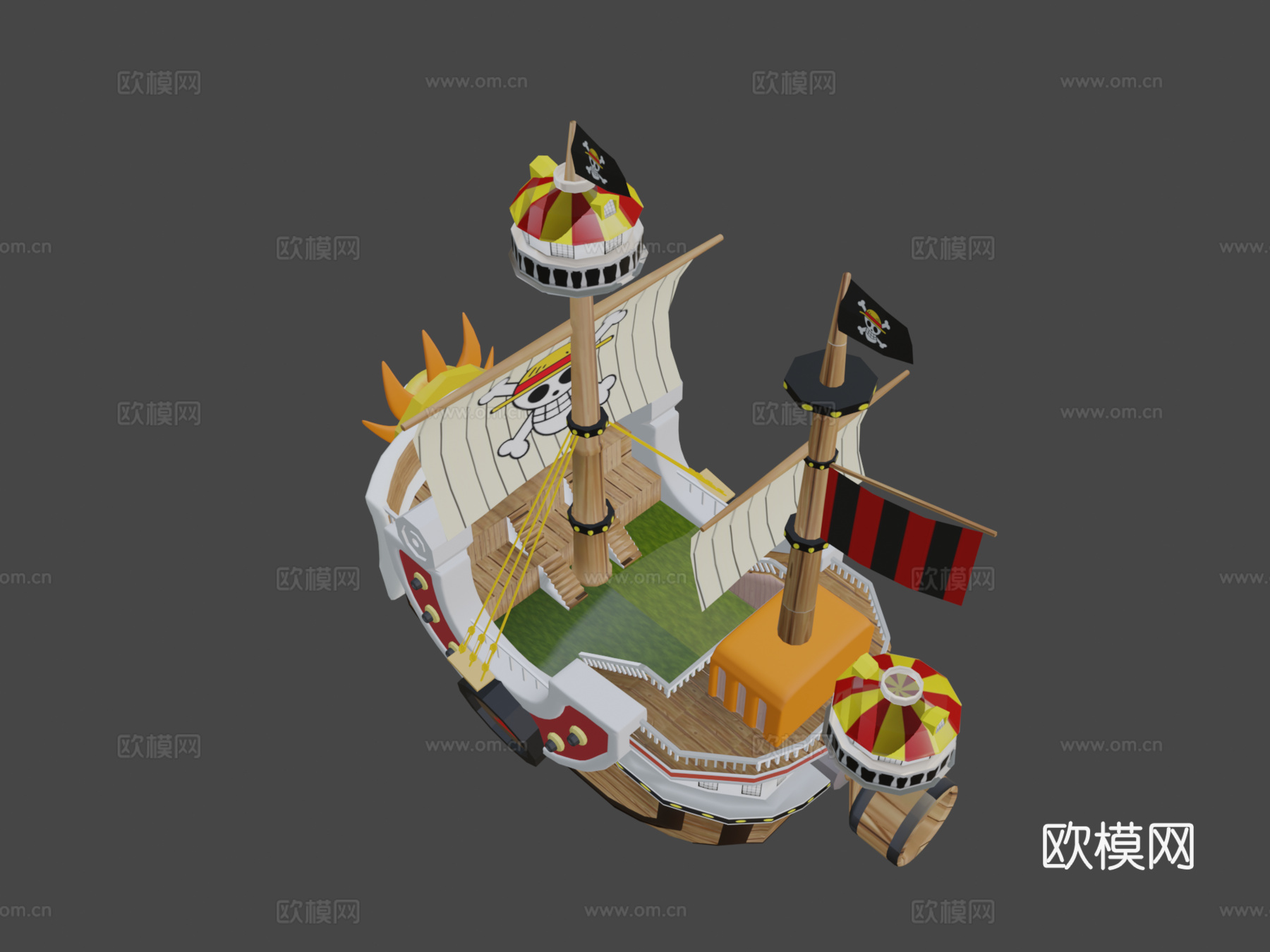 海贼王 - 千阳号su模型