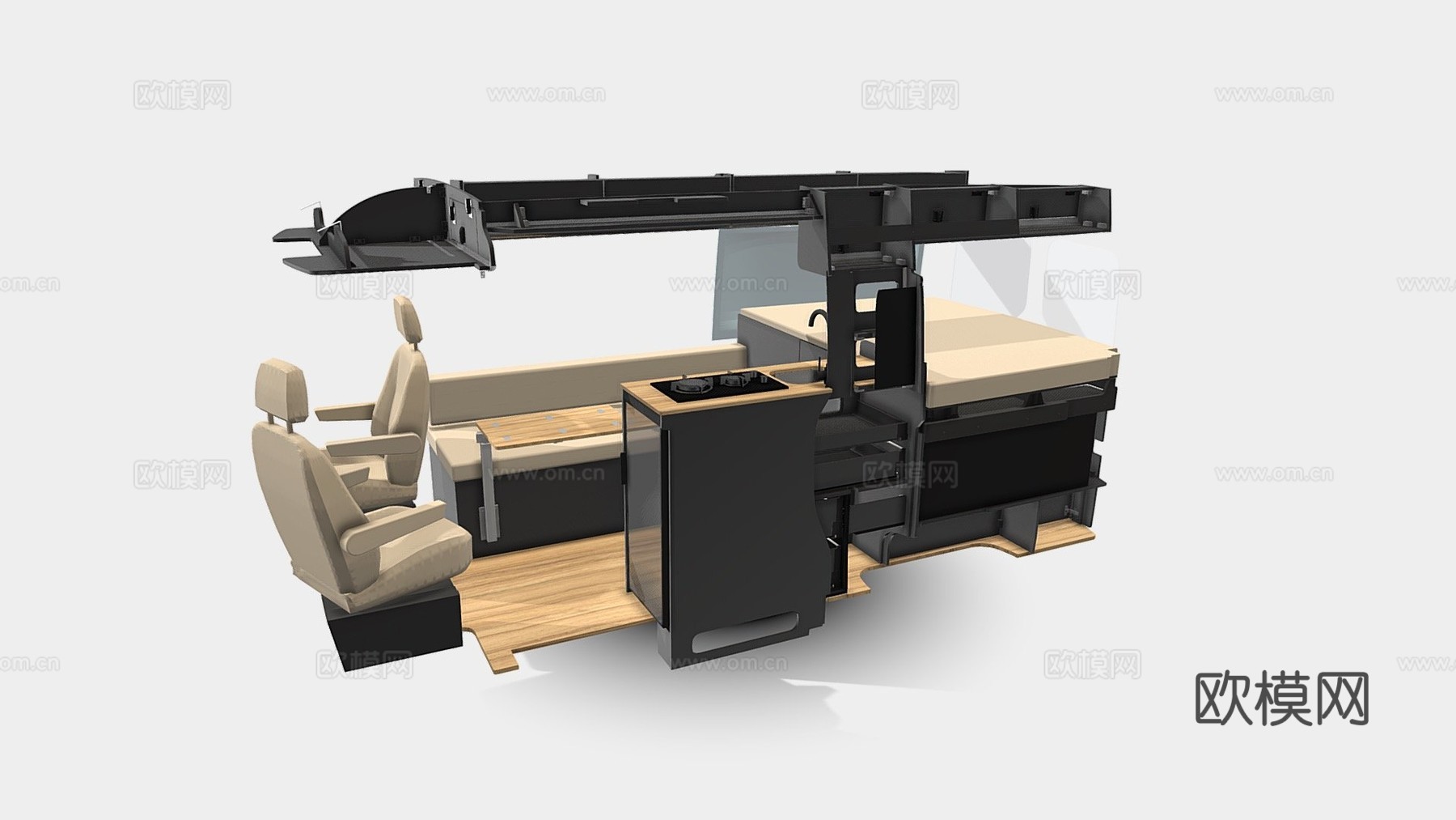 设计6 - 克拉夫特露营车进化设计su模型