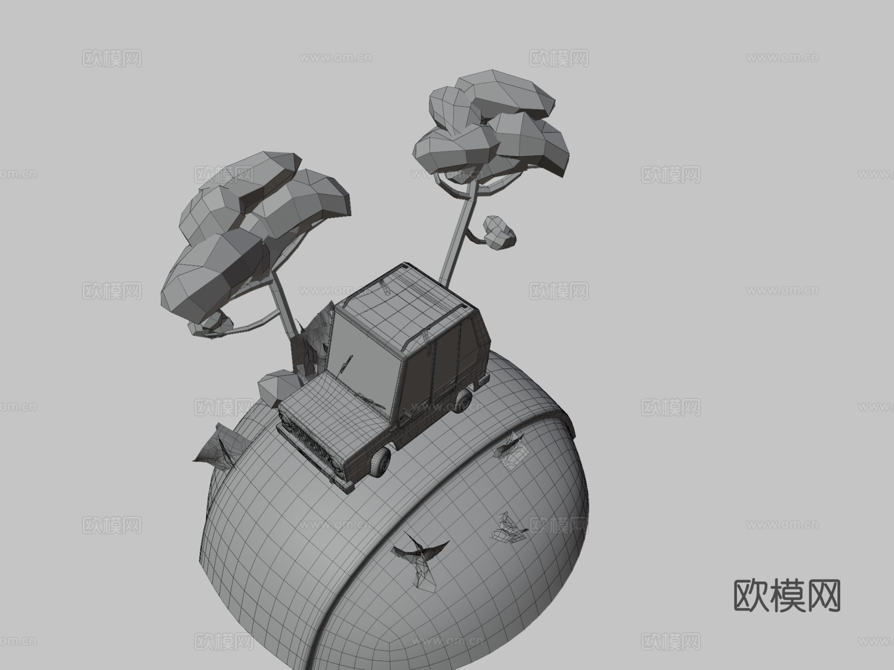 卡通汽车（Alexandr Krainuk 概念）su模型
