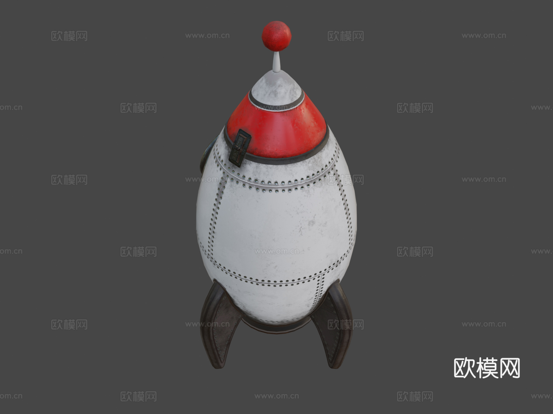 Soma04太空船低多边形-内部su模型