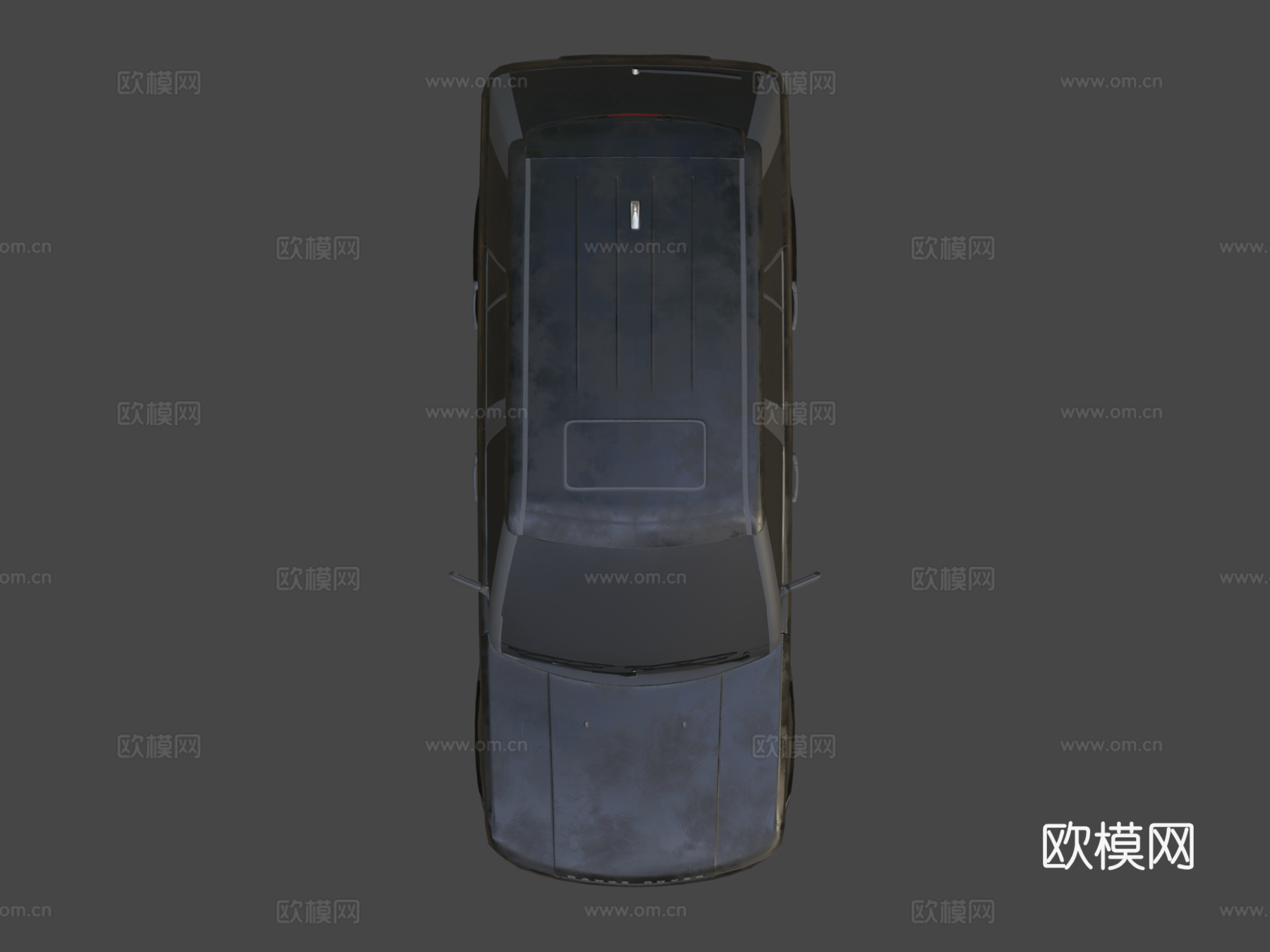 路虎揽胜运动低多边形模型su模型