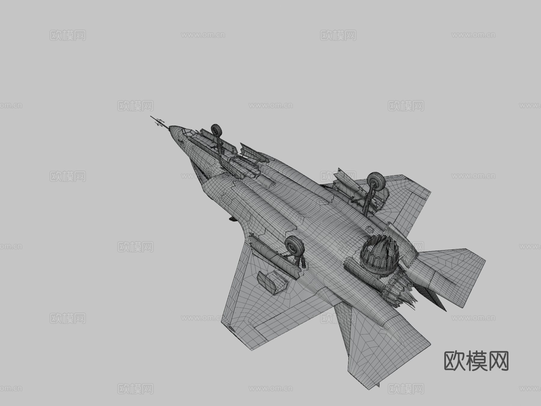 洛克希德·马丁F-35闪电II（松鼠3D）_1su模型