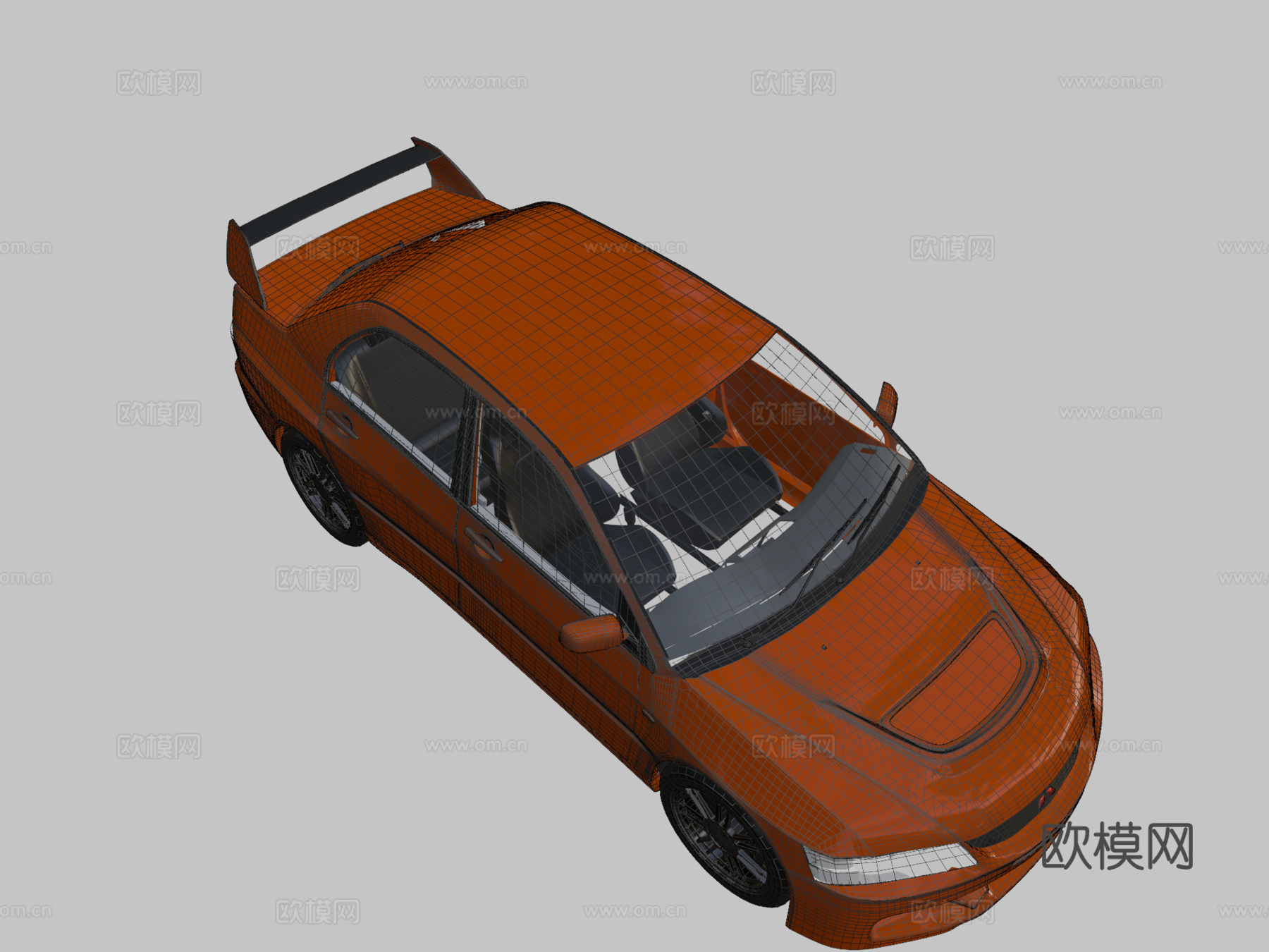 三菱蓝瑟翼豪陆神IXsu模型