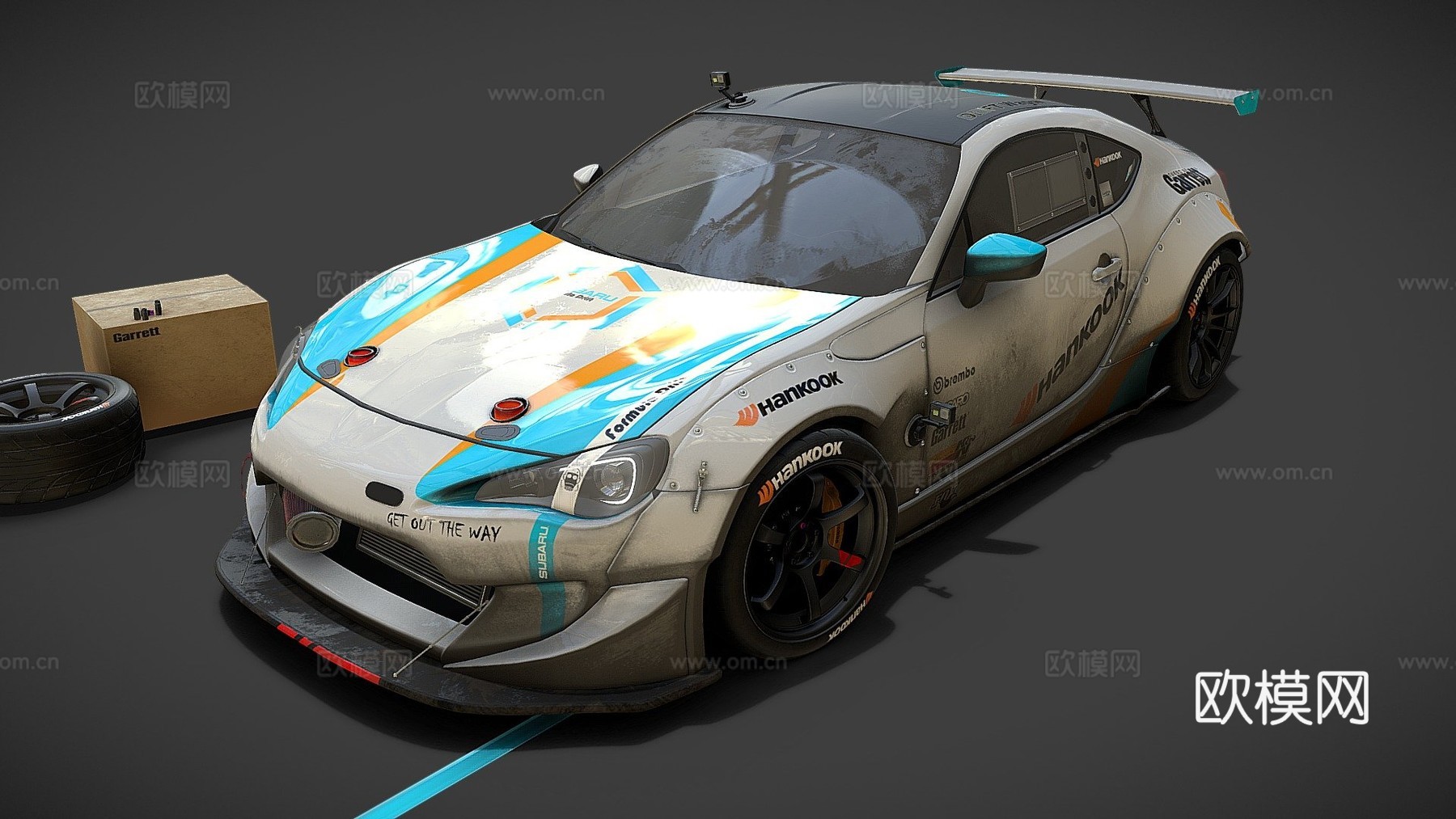 BRZ漂移旅行车su模型