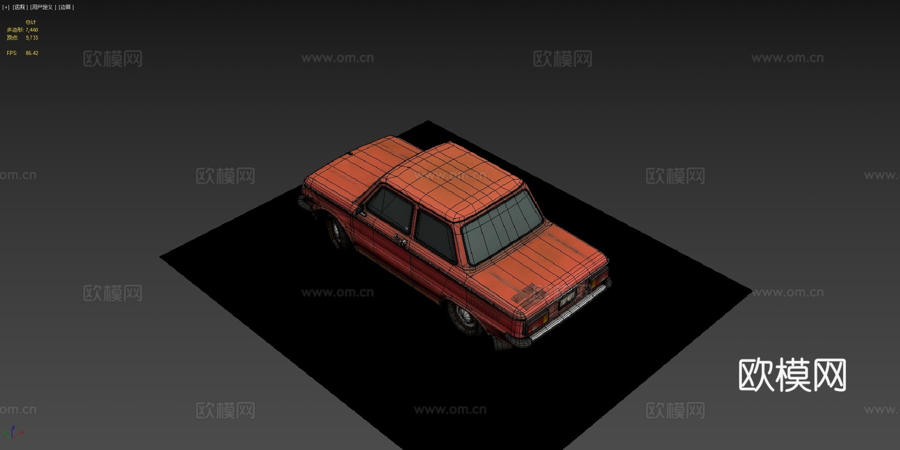 年ZAZ扎波罗热人968Msu模型