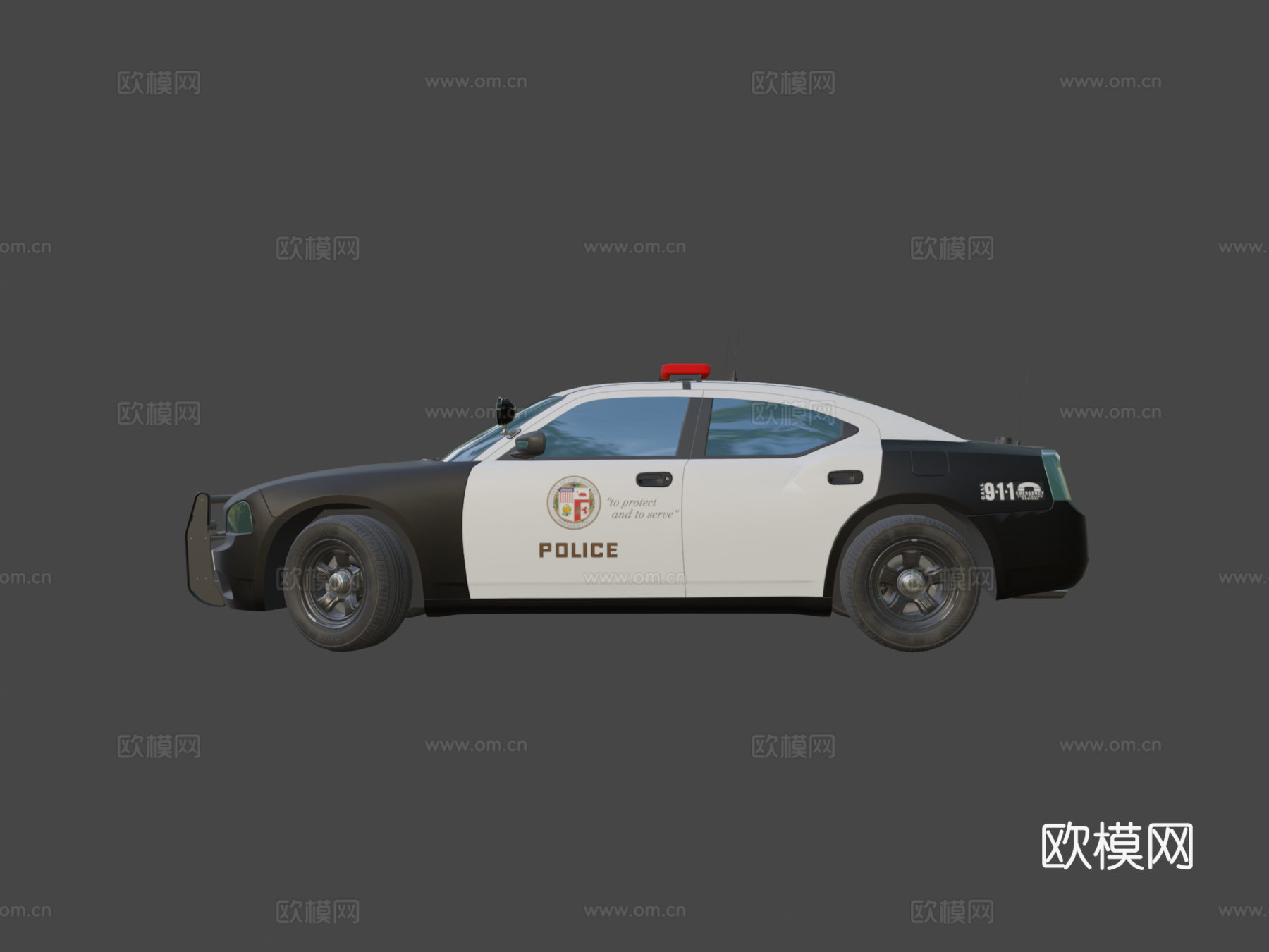 战马2006巡逻车su模型