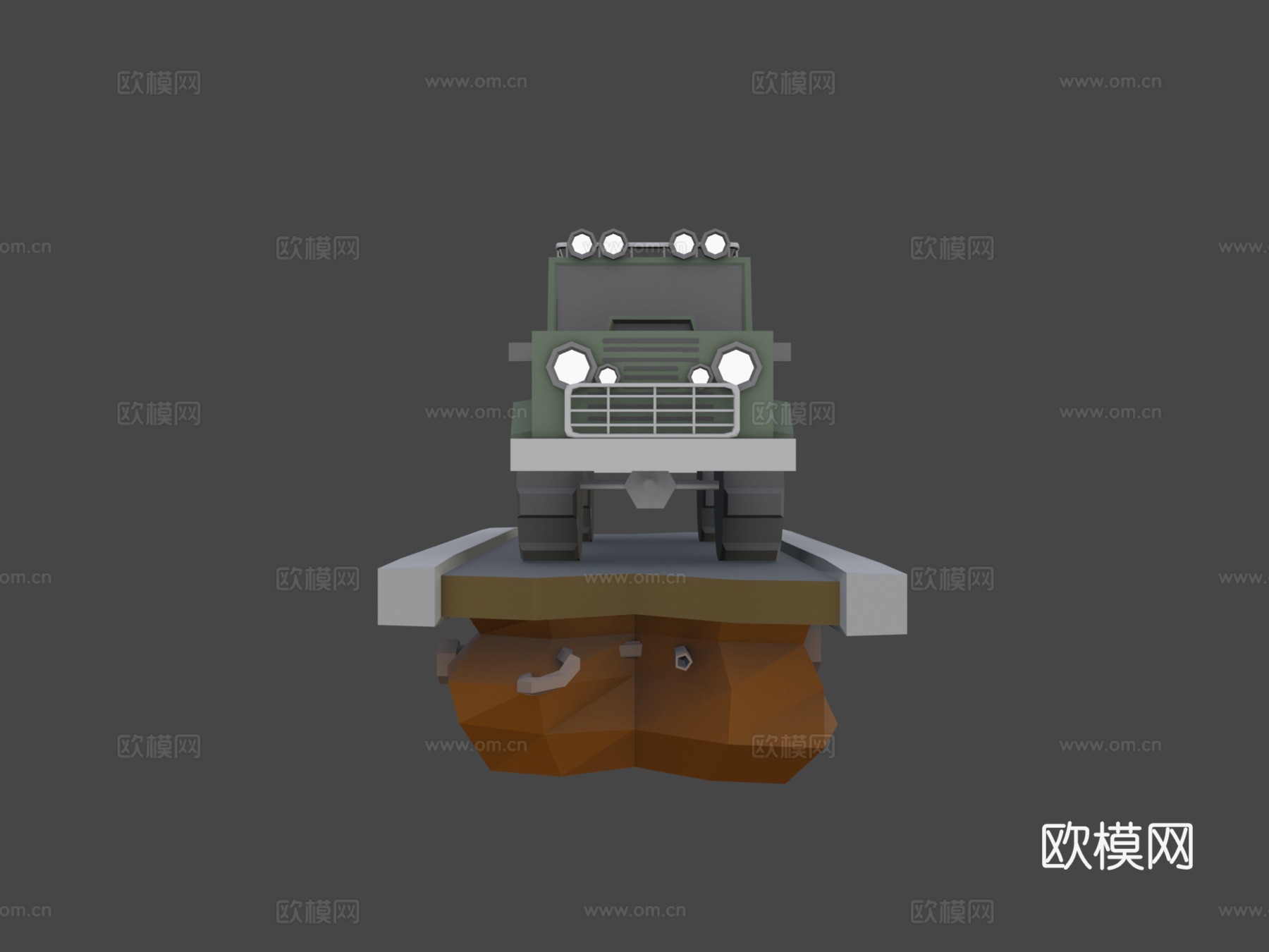 低多边形汽车su模型