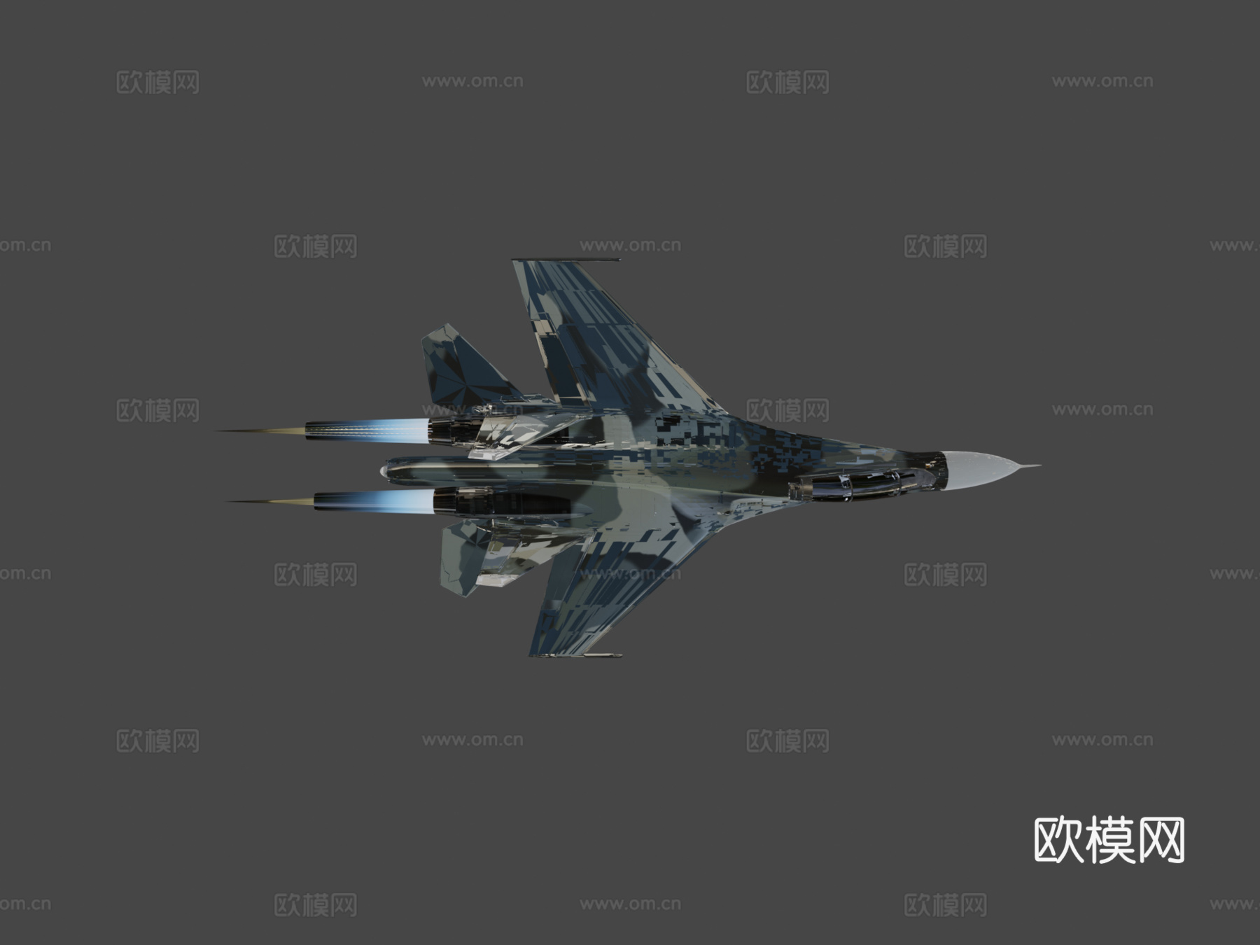 SU-30飞机su模型