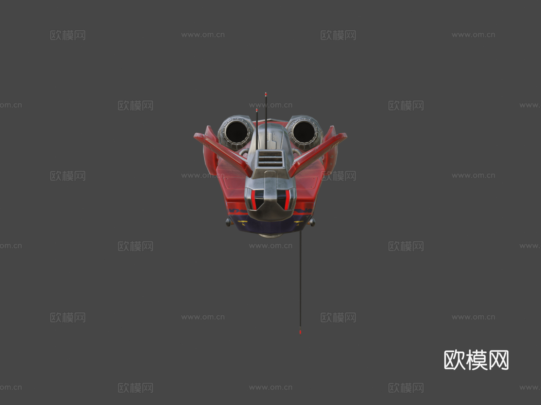 悬浮自行车su模型