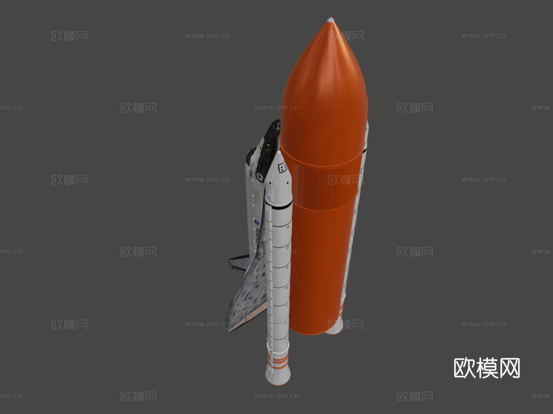 航天飞机亚特兰蒂斯号su模型