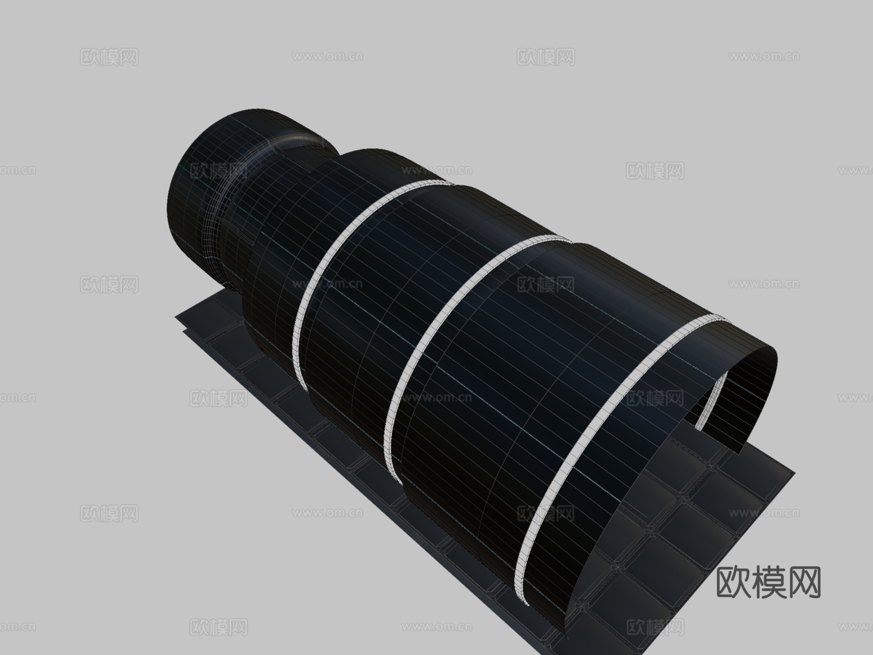 未来主义飞船su模型