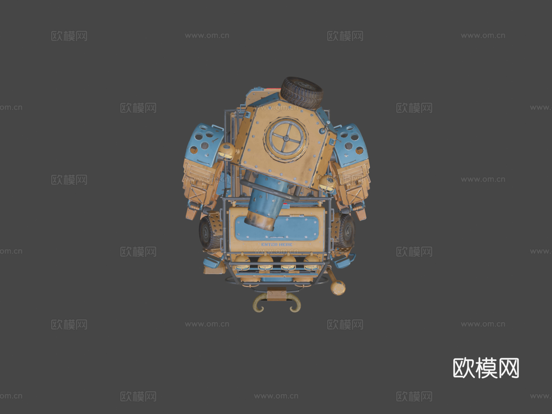 轻型卡车侦察运输车su模型