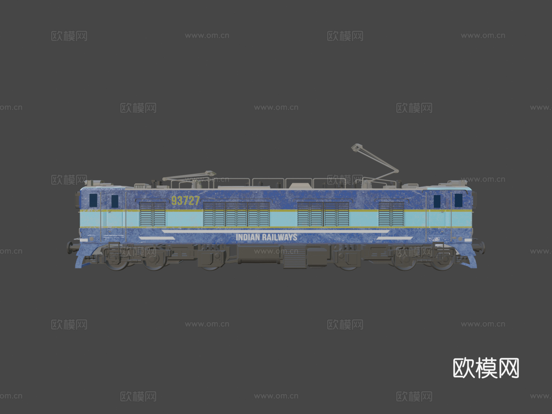 WAM-4型印度电力机车su模型