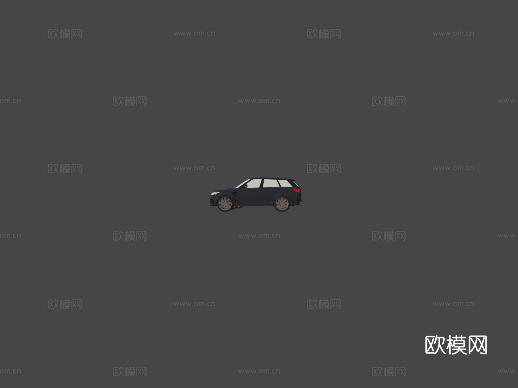 低多边形 9 SUV 包su模型