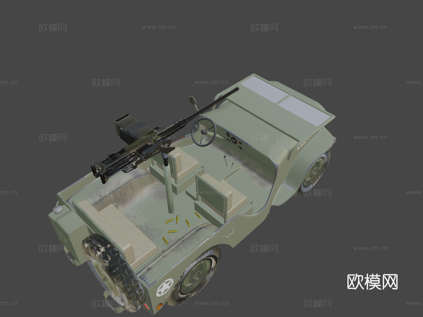 威利斯吉普美国陆军su模型