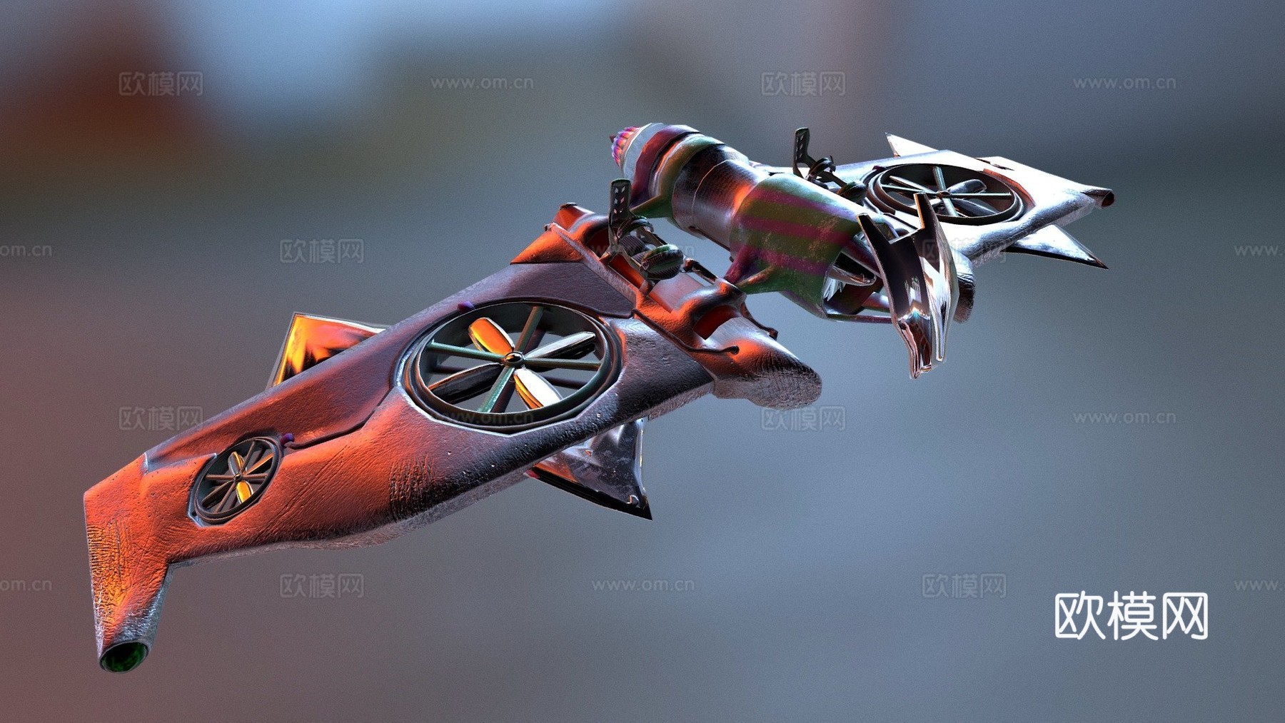 绿魔的滑翔机su模型