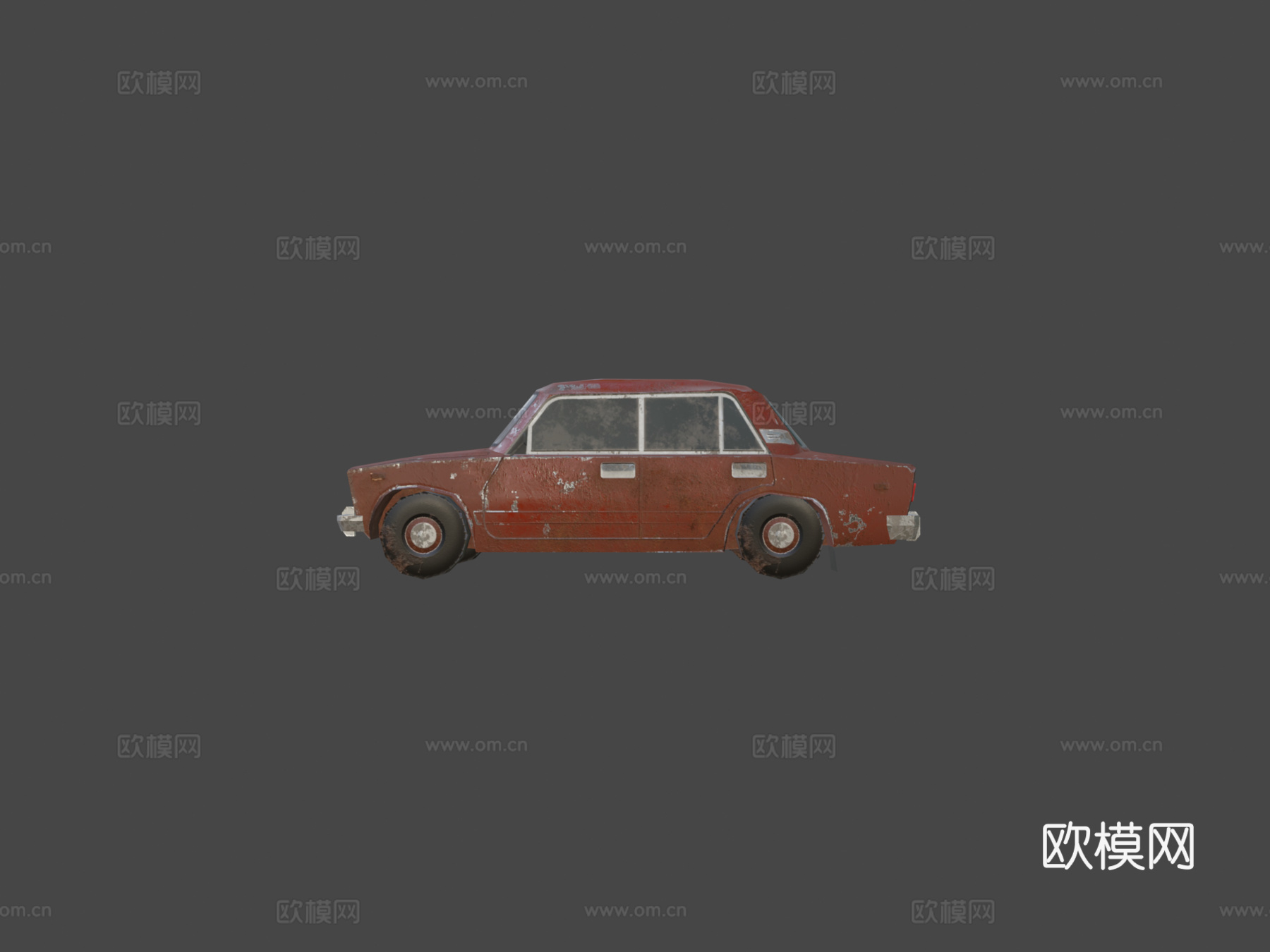 日古利苏联汽车su模型