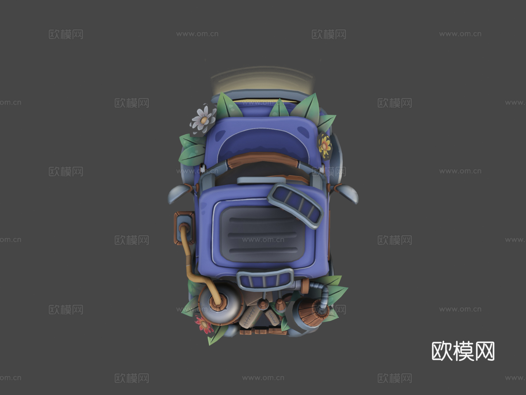 卡通汽车su模型