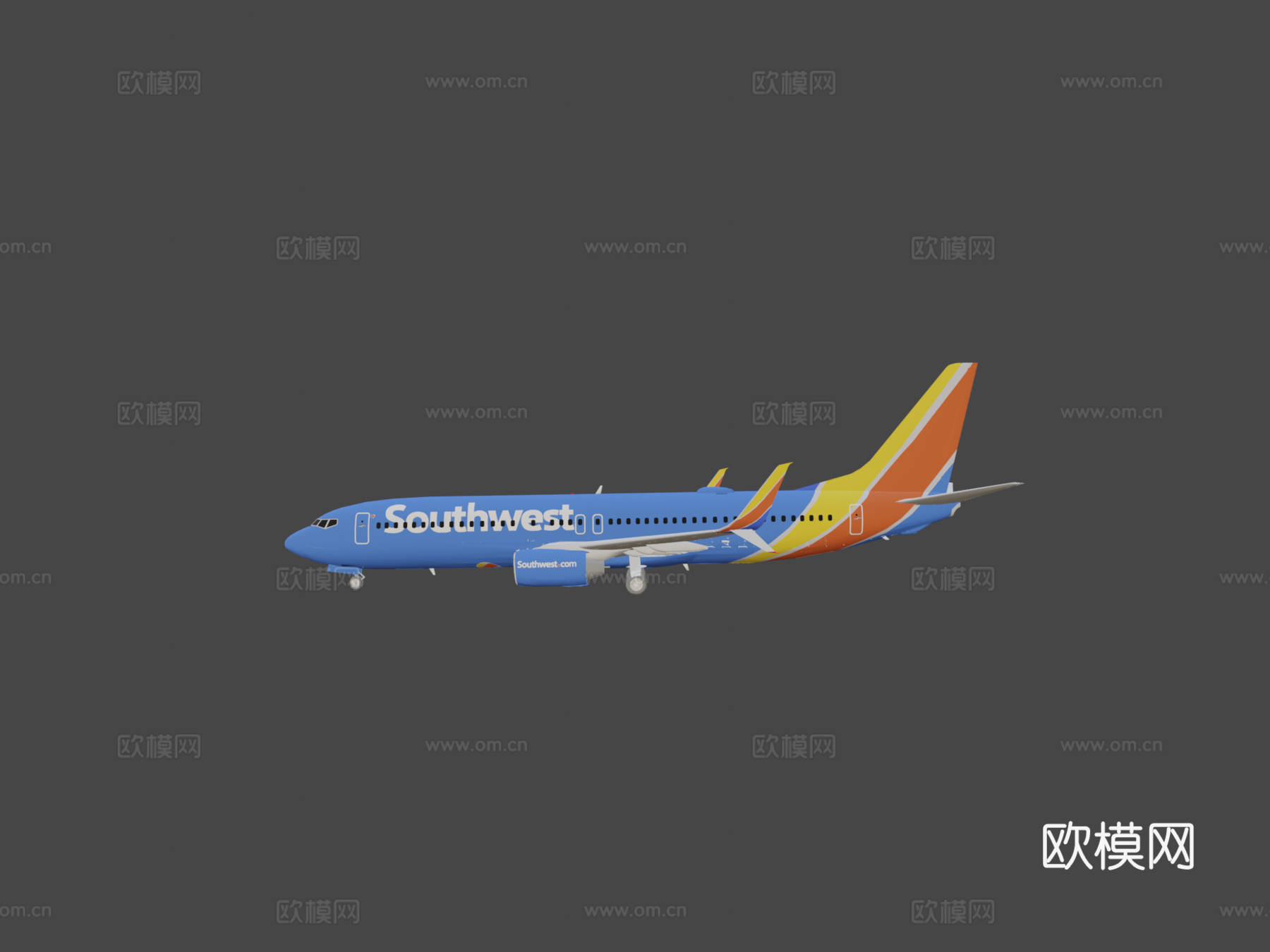 西南航空波音737su模型
