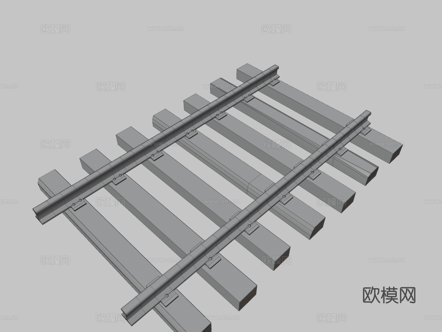 模块化铁路区段第一部分[衍生品]su模型su模型