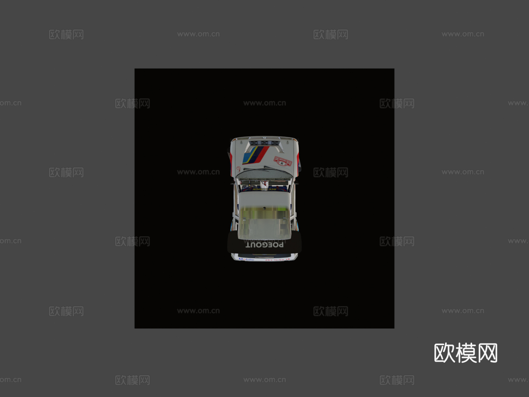 卡通拉力赛车1986su模型