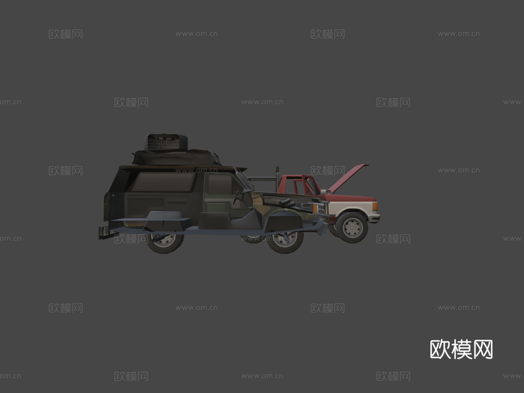 年福特野马su模型