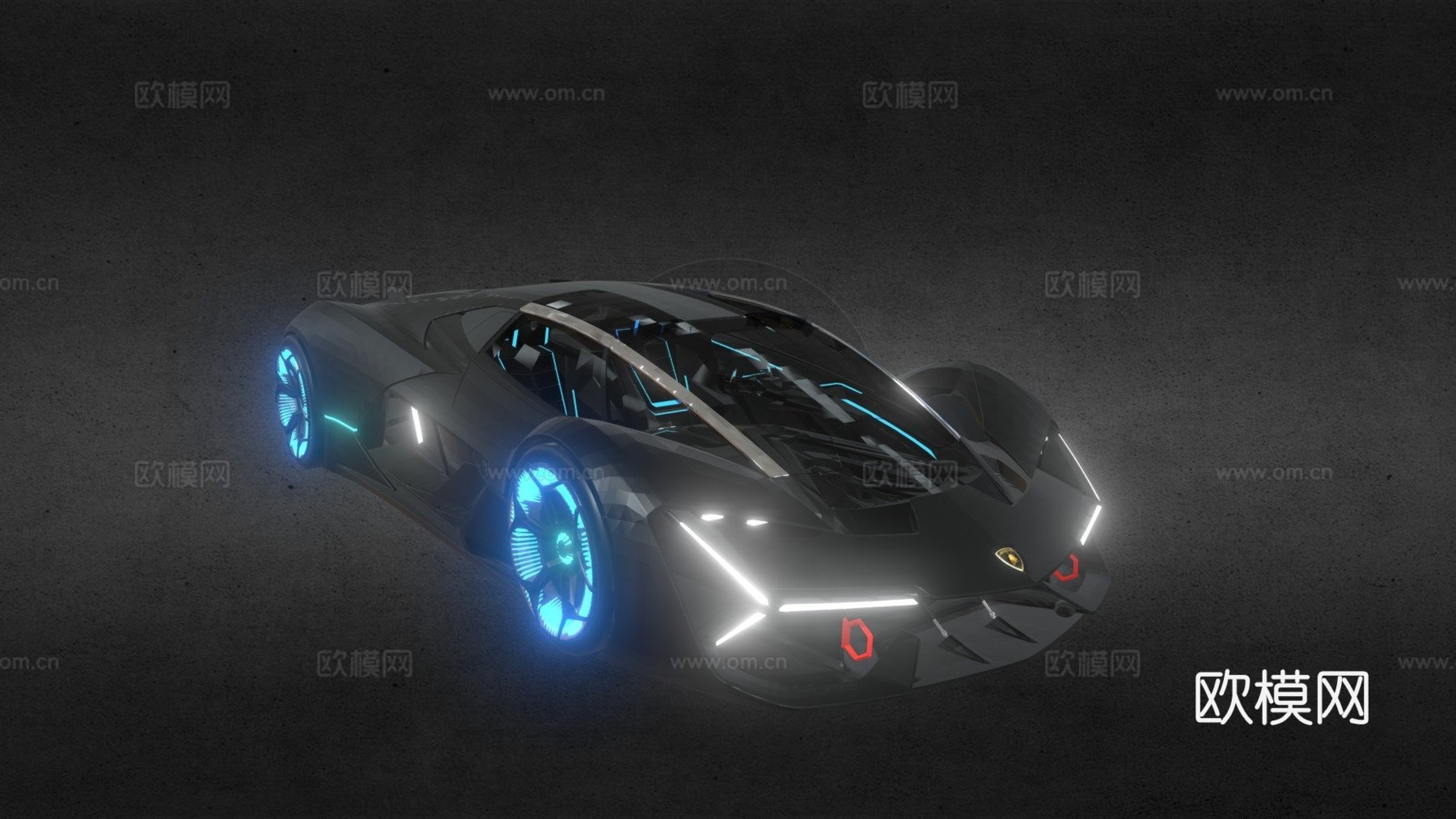 兰博基尼特佐su模型