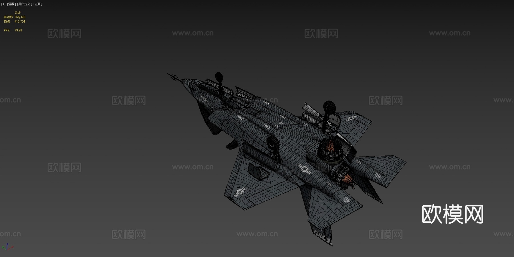 洛克希德·马丁F-35闪电II（松鼠3D）_1su模型