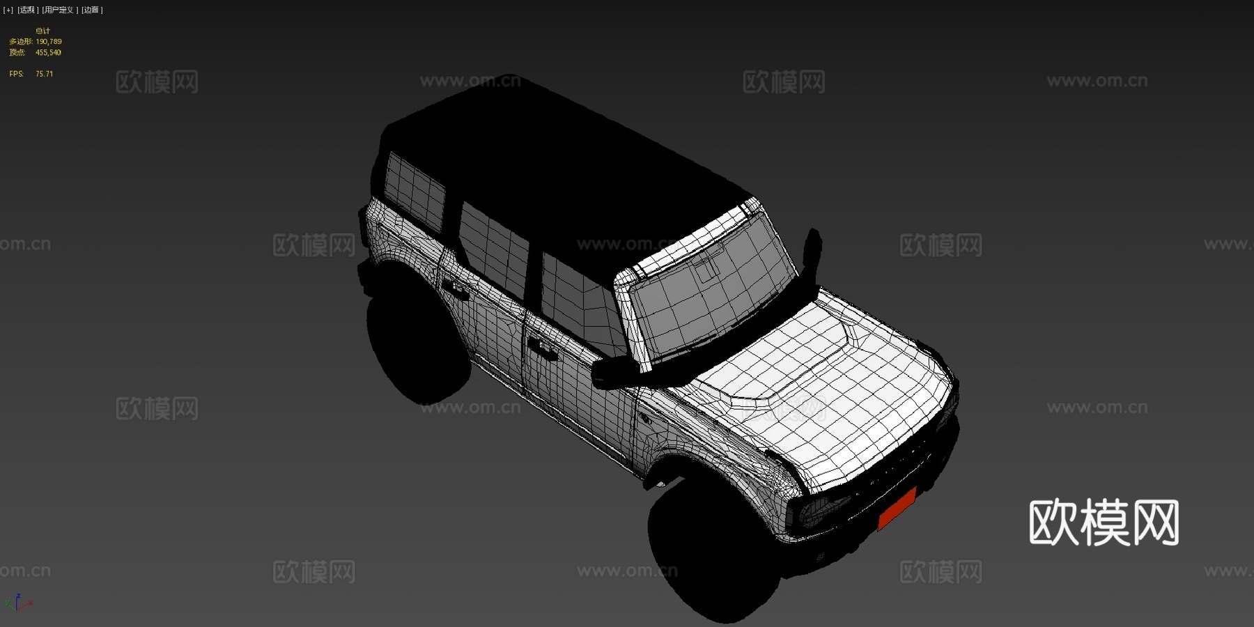 款福特Bronco Wildtraksu模型