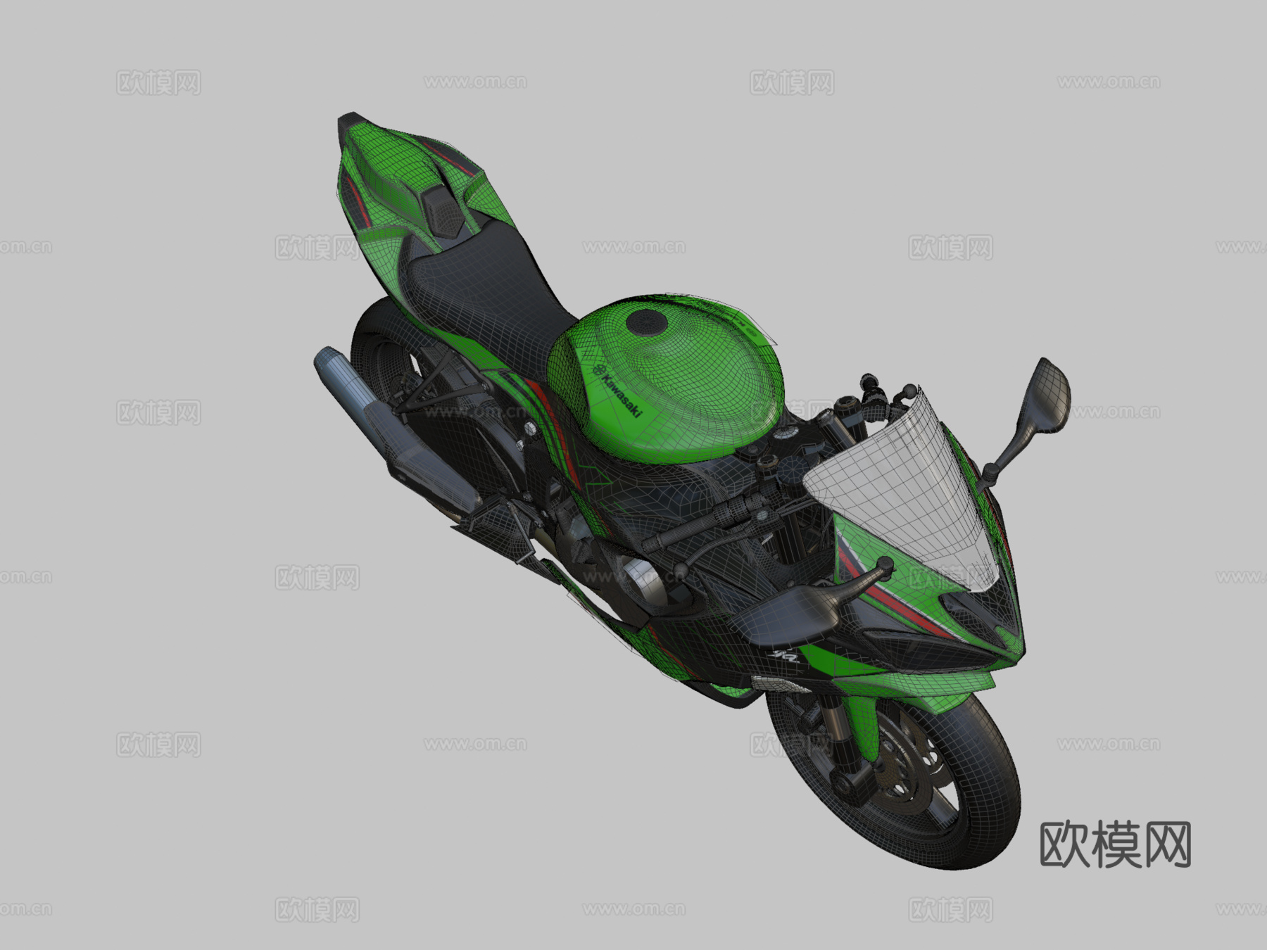 川崎忍者ZX-6Rsu模型