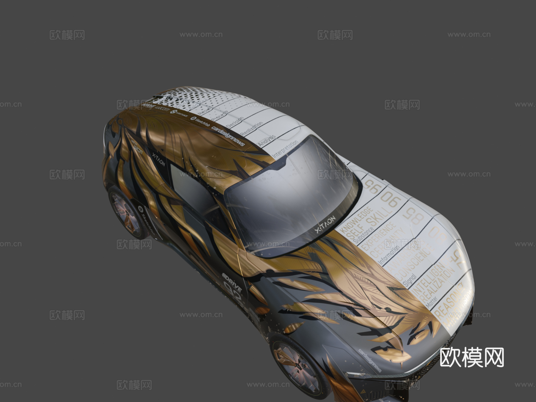 X-Taon - 心灵与灵魂艺术车su模型