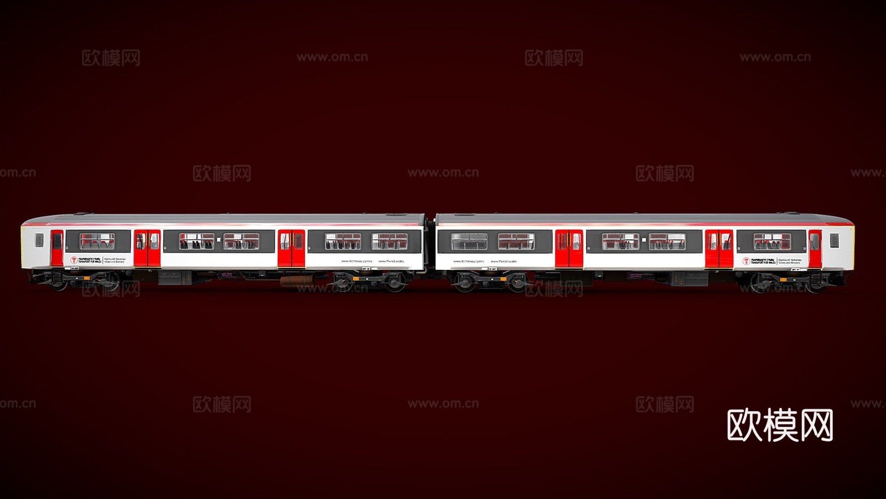 火车-威尔士运输150级DMUsu模型