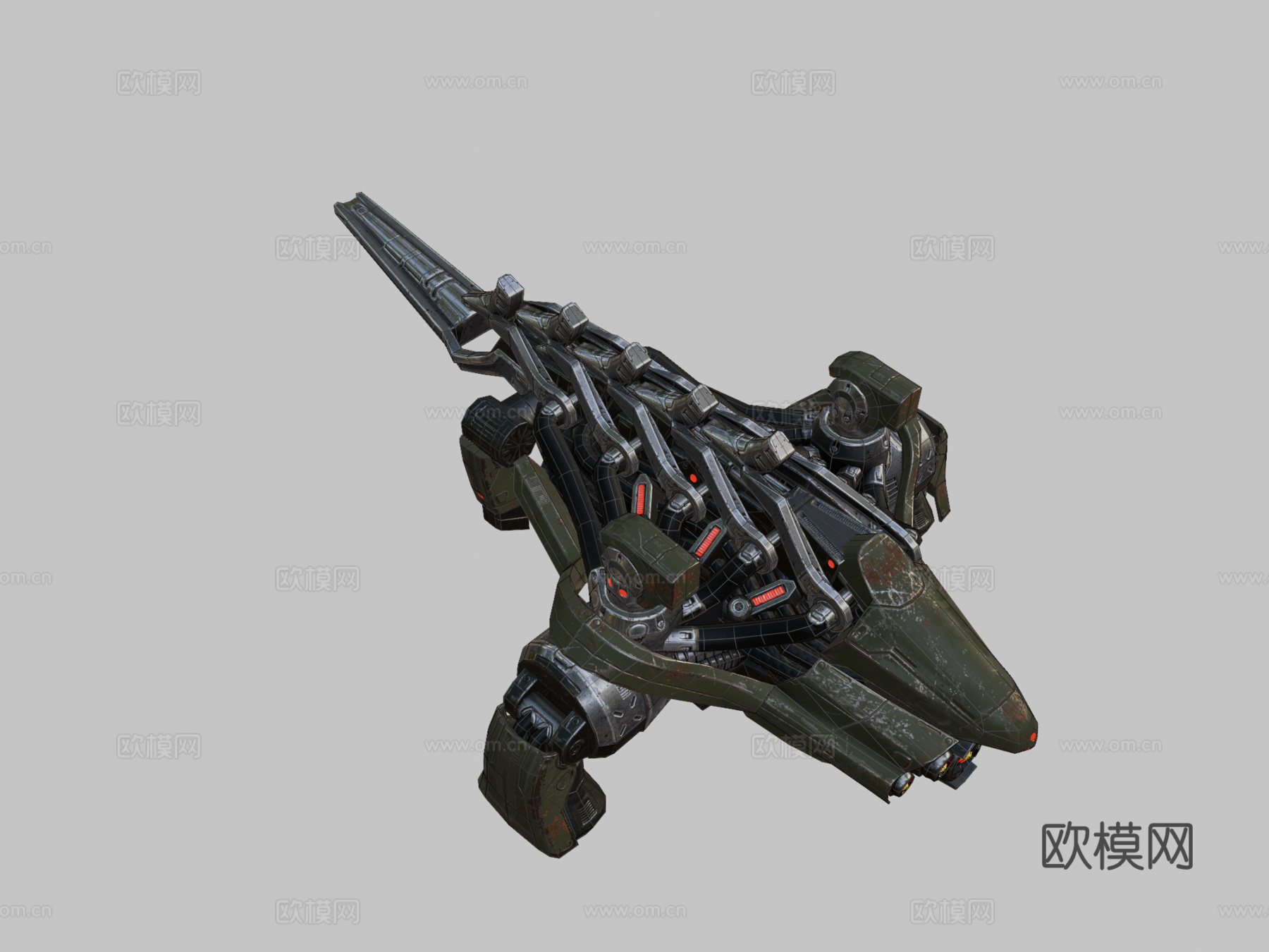 赛博无人机su模型