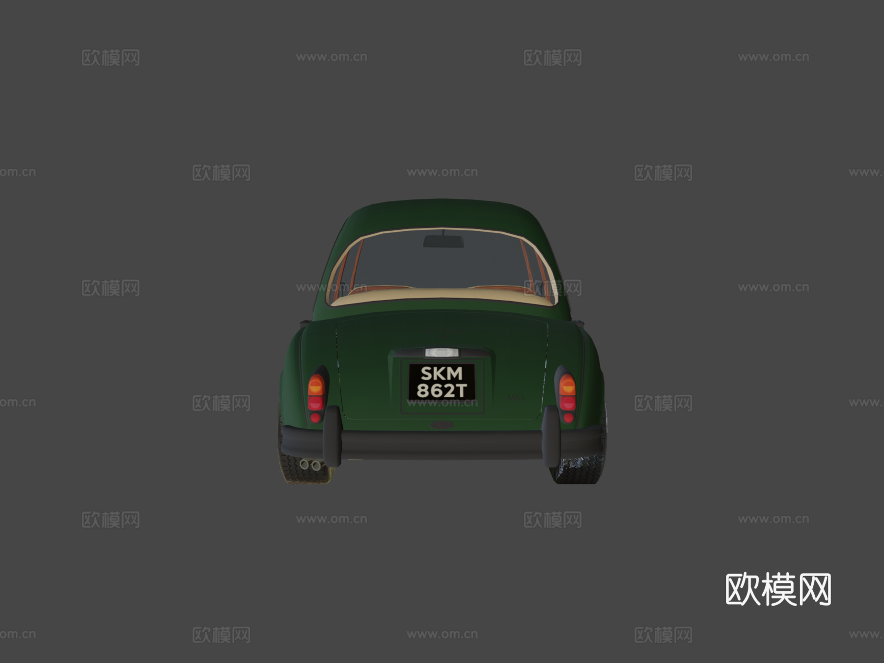 捷豹MK2卡通风格化su模型