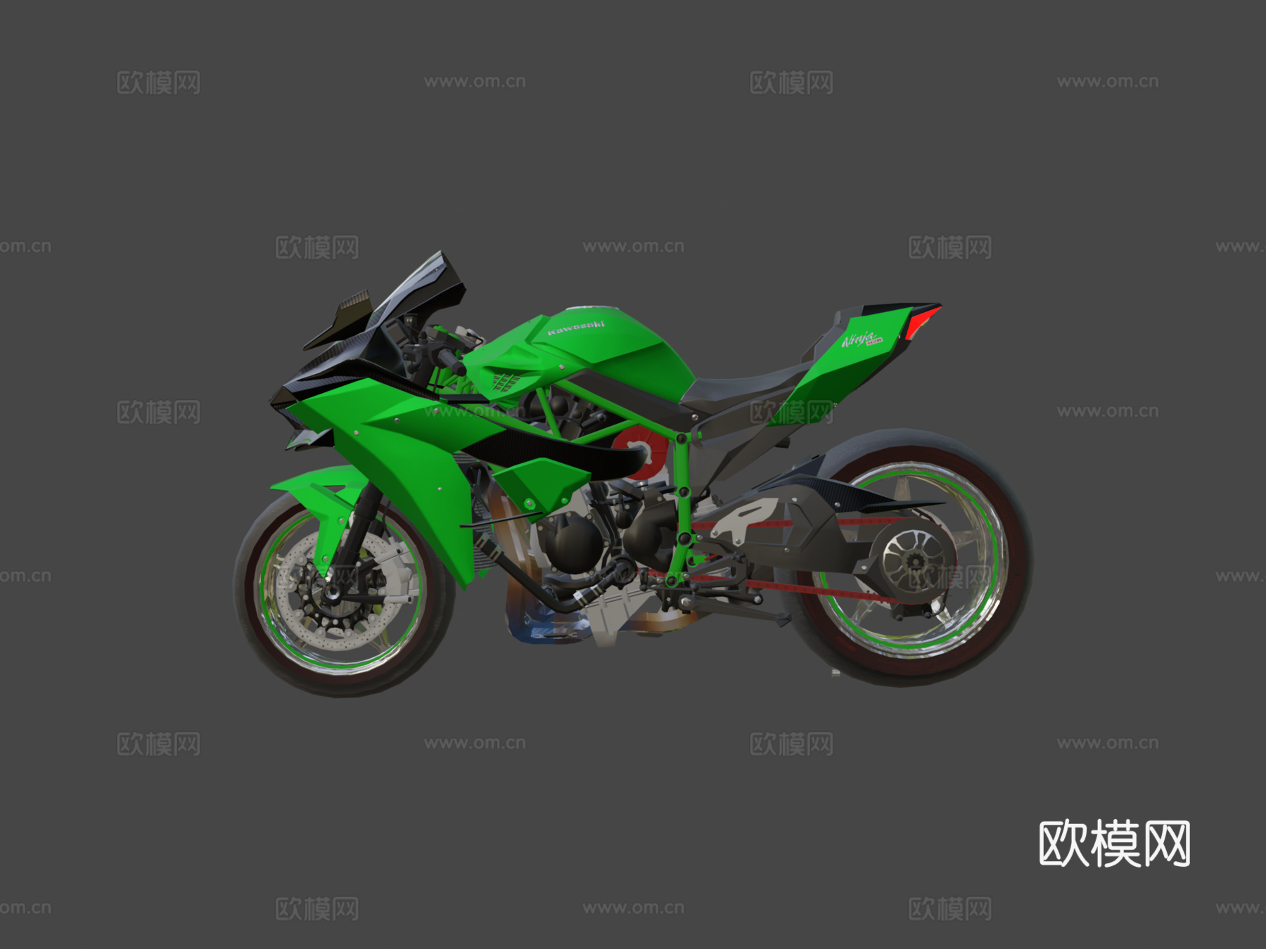 川崎H2R三维模型su模型