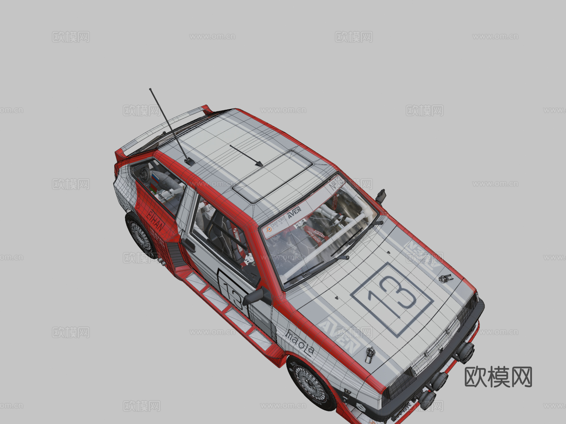 VAZ-2108拉力赛su模型