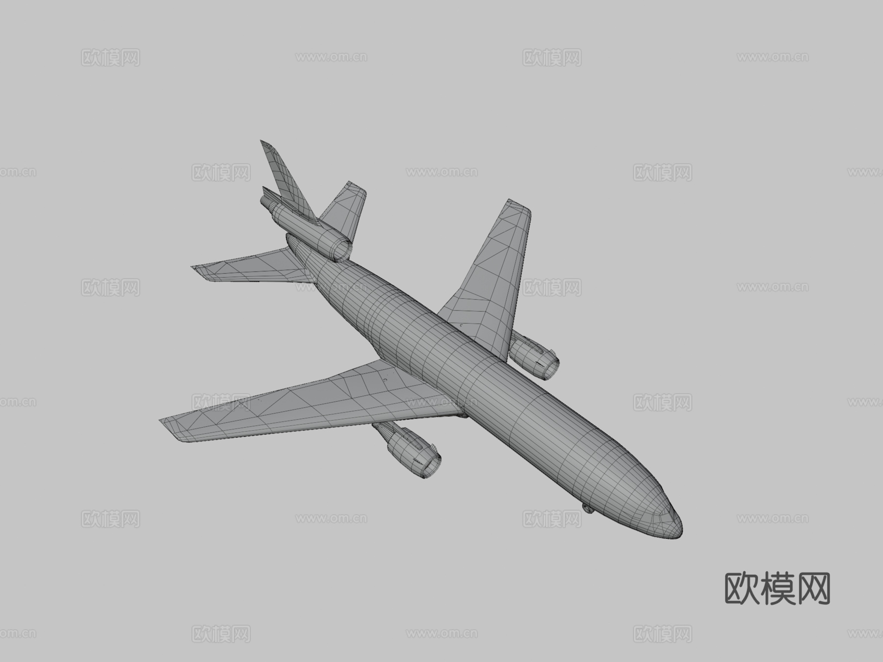 DC-10（废弃客机）su模型