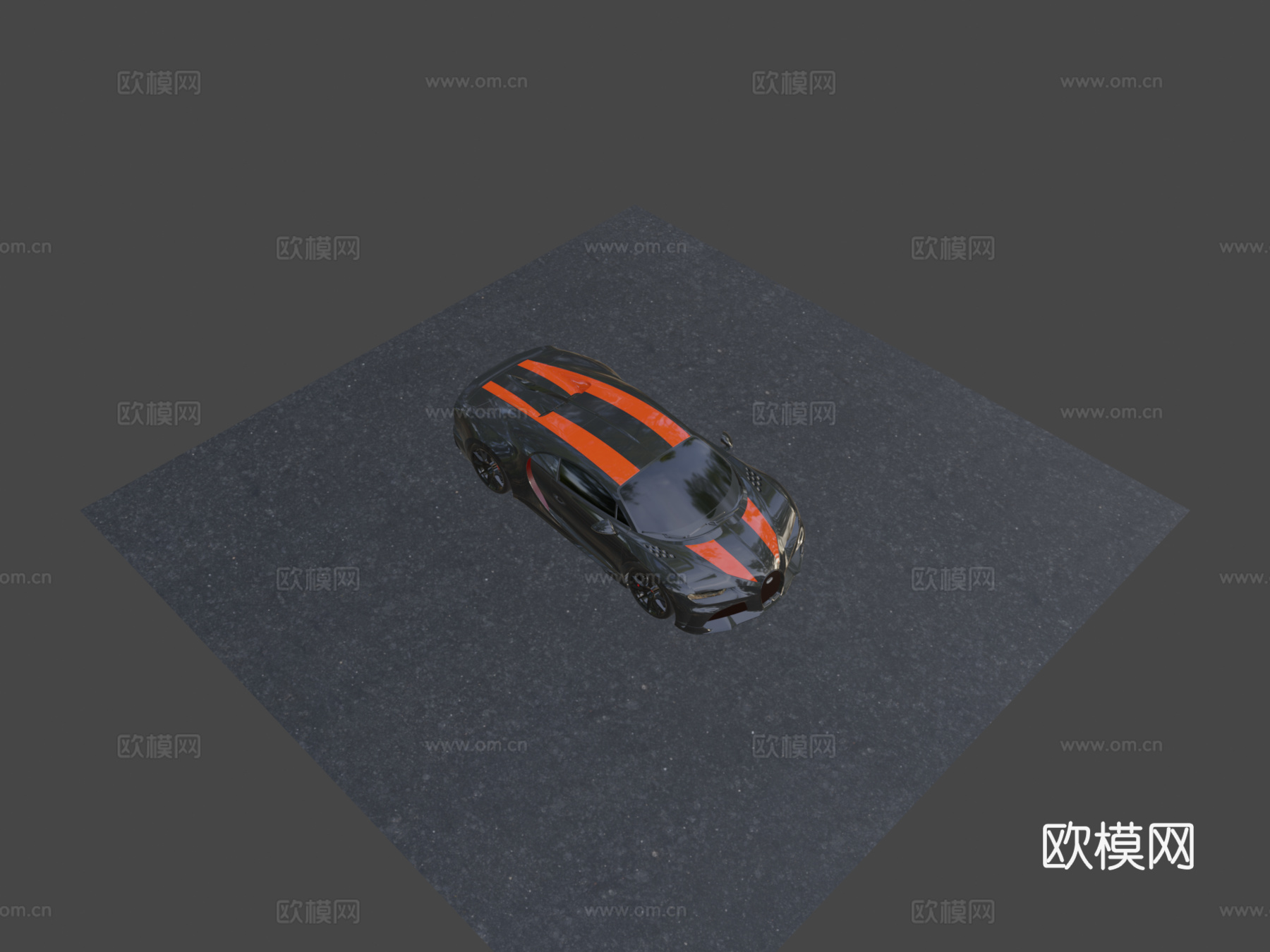 布加迪Chiron超级运动300+su模型