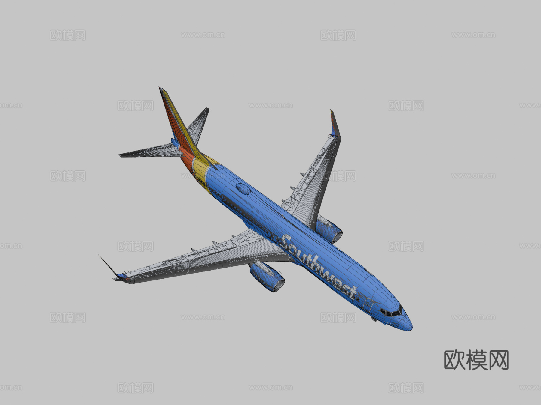 西南航空波音737su模型