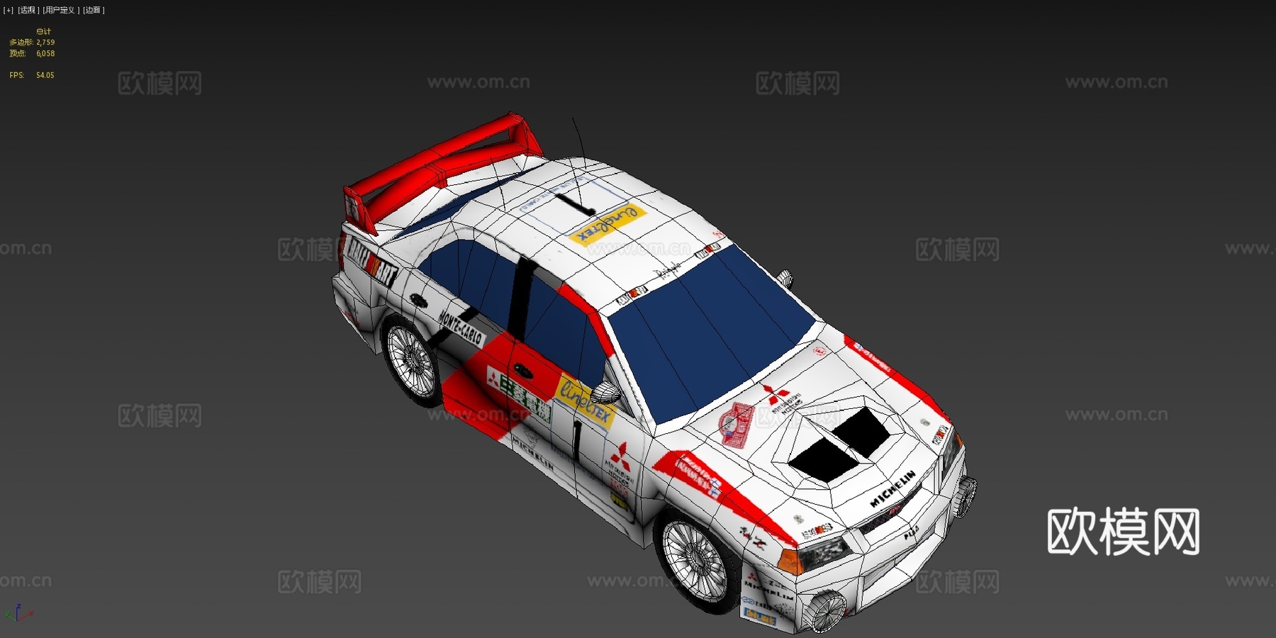 拉力赛车Evo版su模型