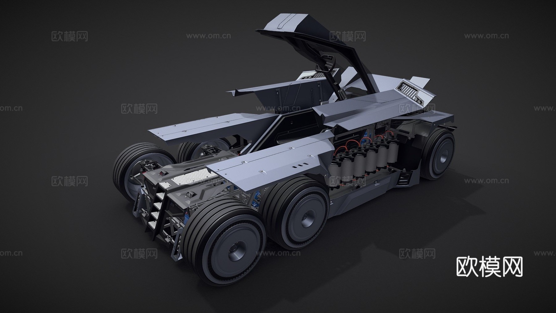 科幻载具025 LV版-公共领域（CC0）su模型