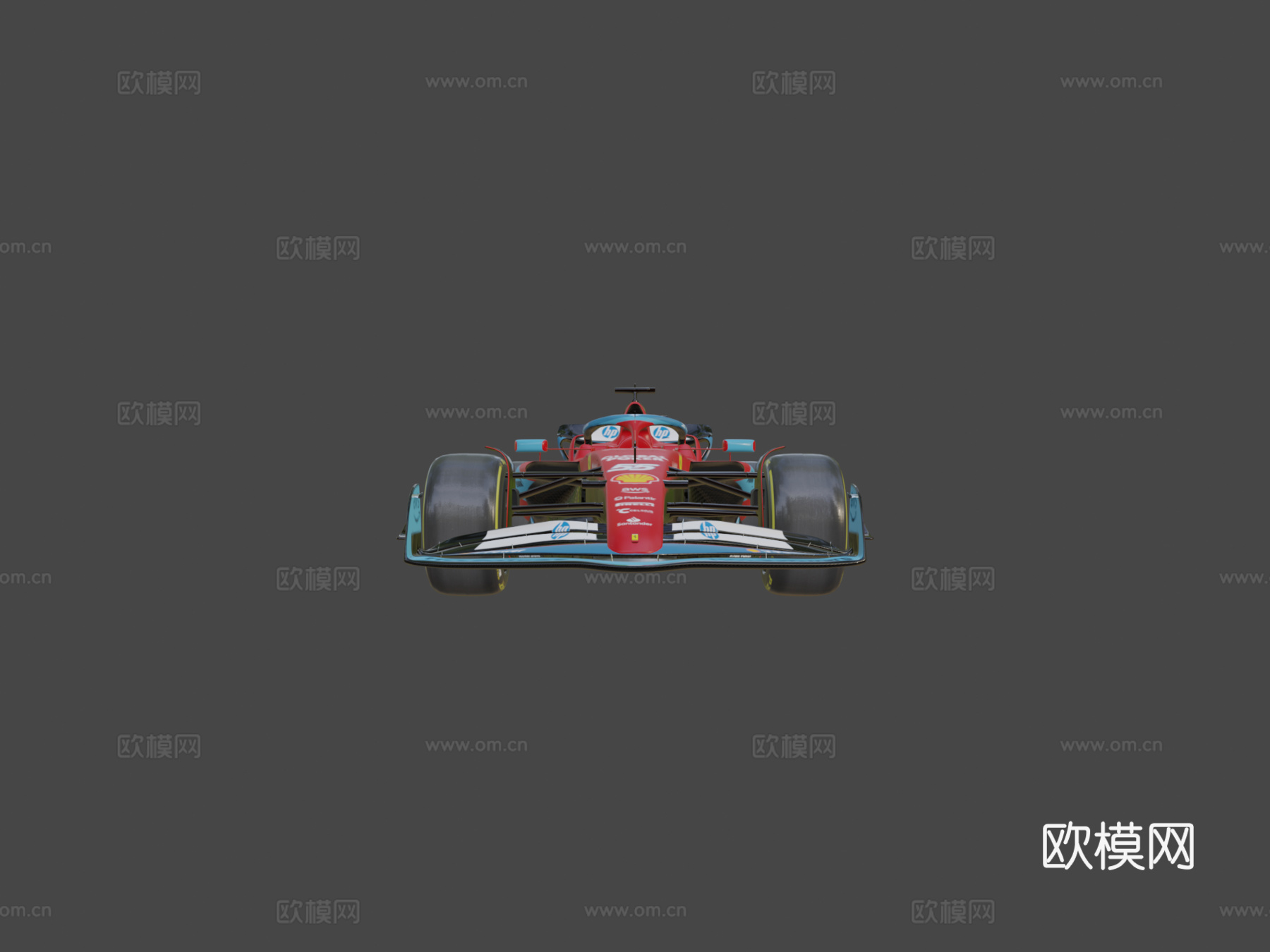 一级方程式法拉利SF-24su模型