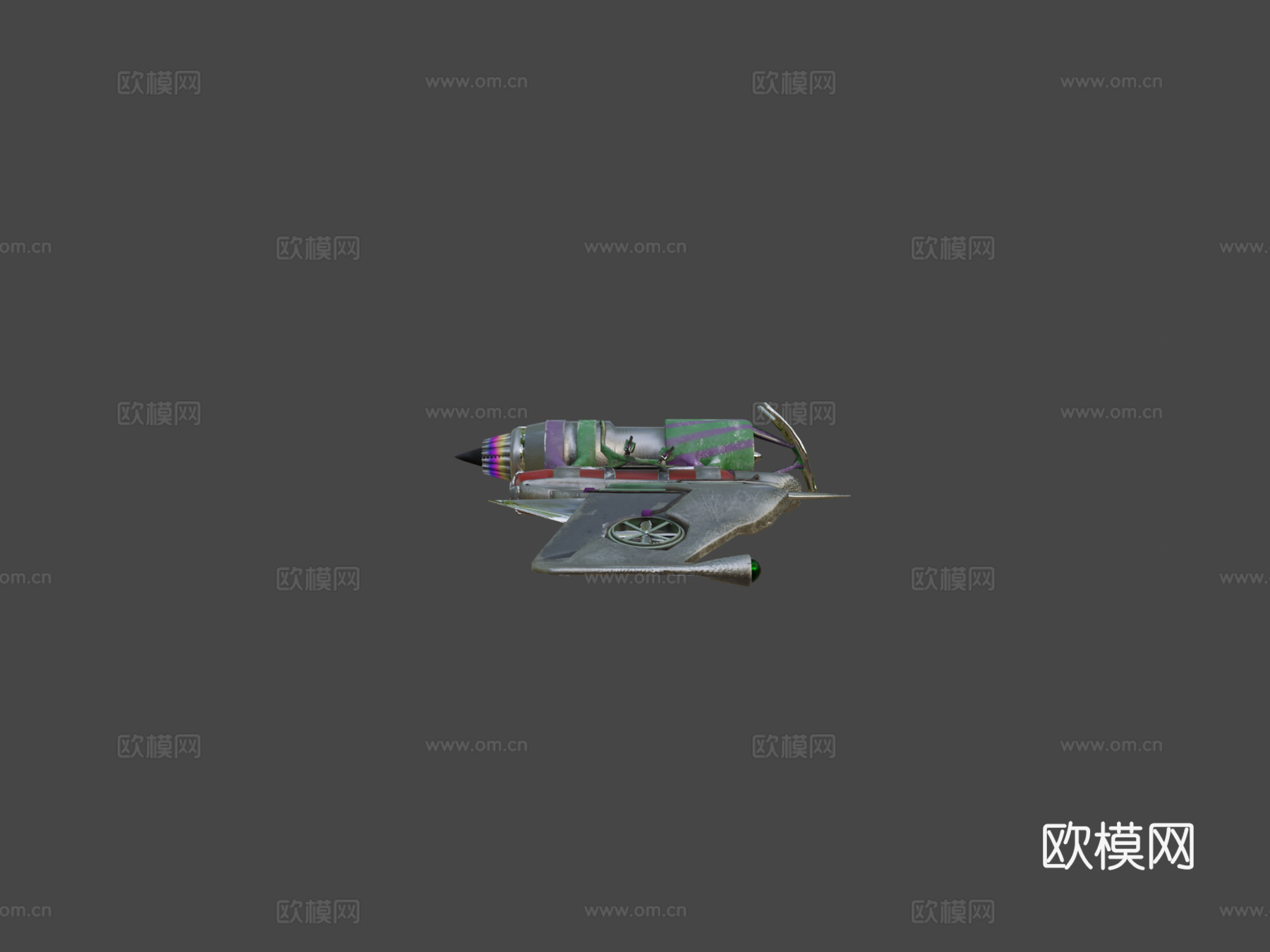 绿魔的滑翔机su模型