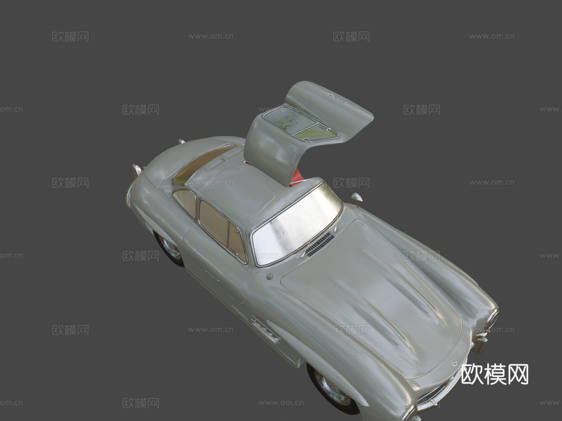 梅赛德斯-奔驰300SL鸥翼su模型