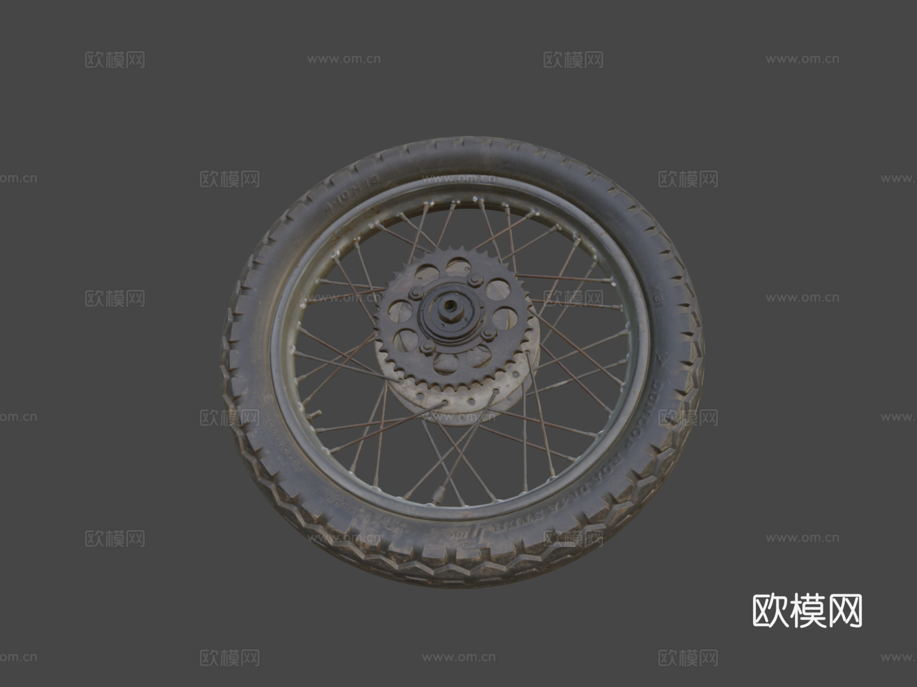摩托车轮 - 阿泰克伊娃三维扫描su模型