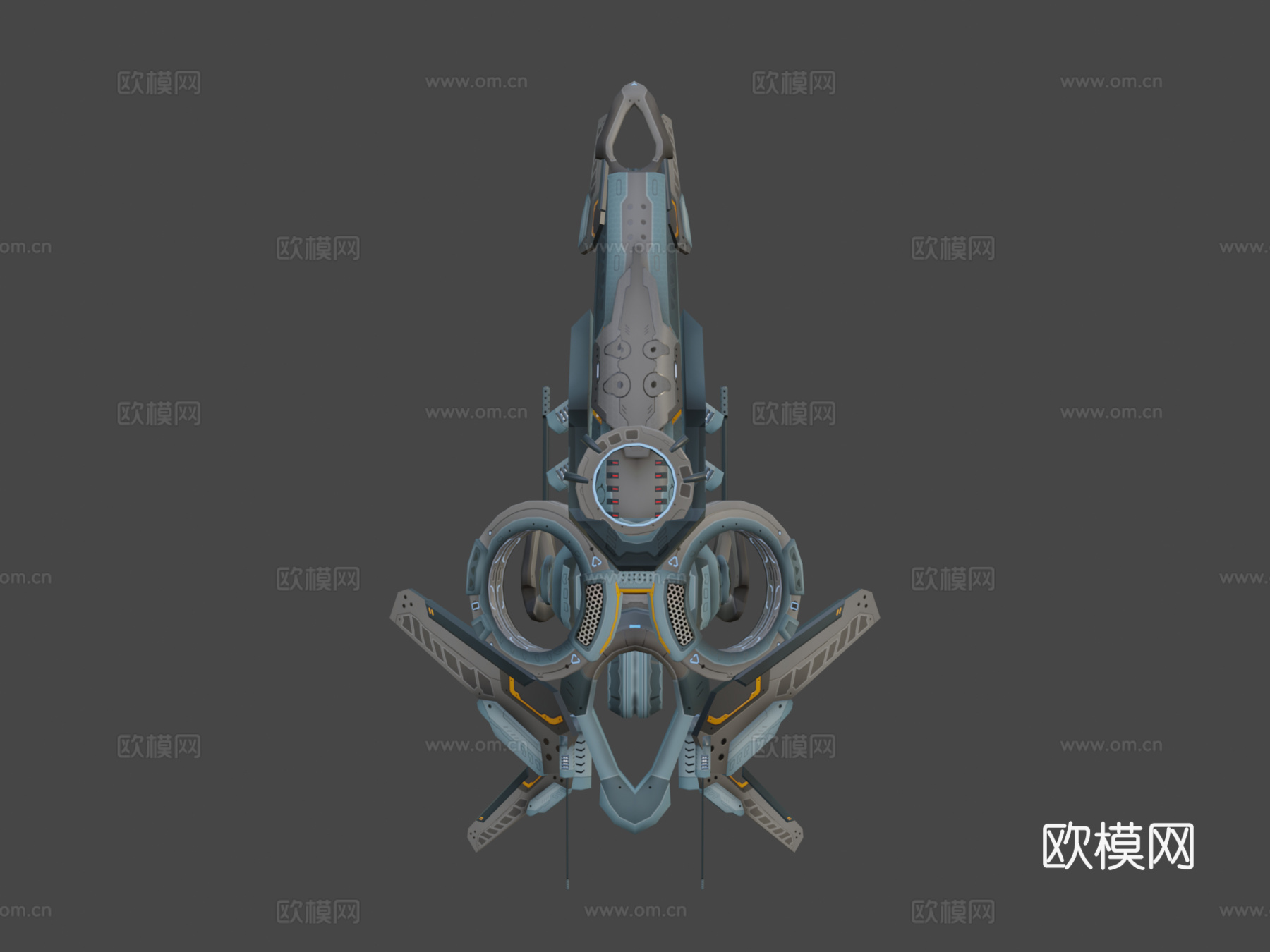 无人机V2赛博科技su模型