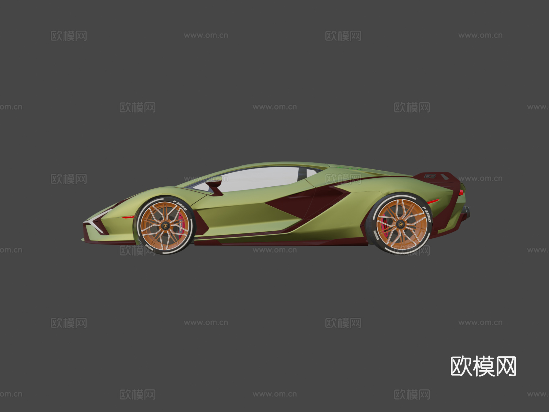 兰博基尼Sian FKP37[纹理重新上传]su模型