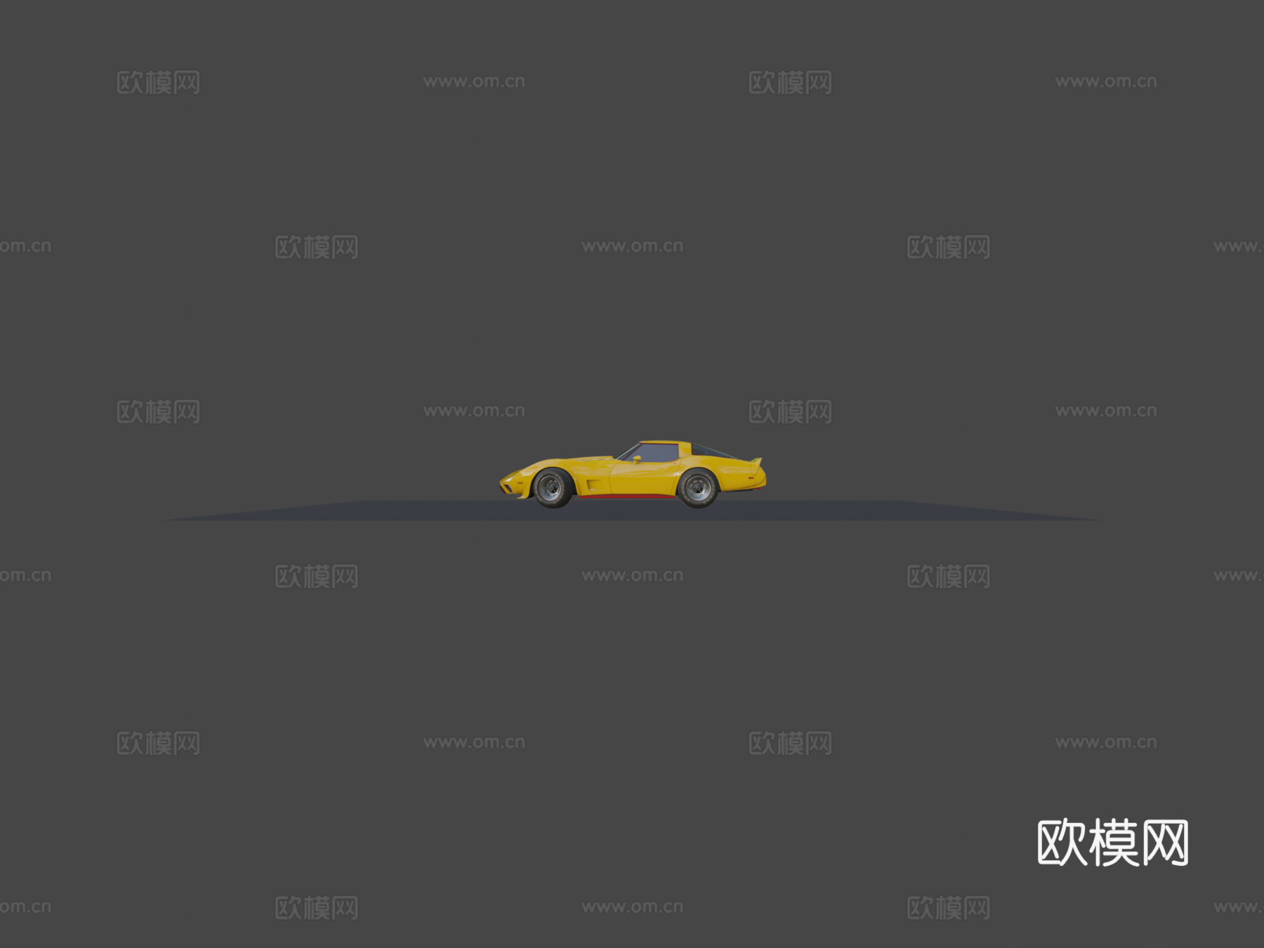 雪佛兰科尔维特 1978su模型