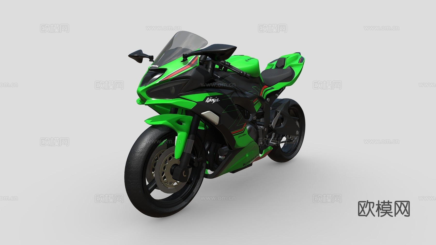 川崎忍者ZX-6Rsu模型